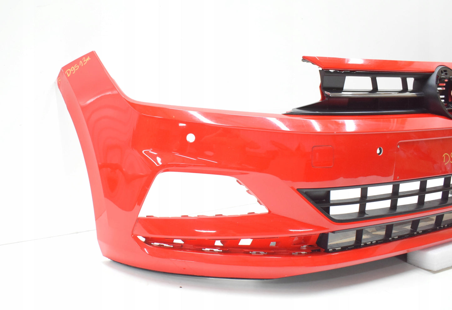 VW POLO 2G 2GS LIFT ZDERZAK PRZÓD PRZEDNI ORG + GRILL + KRATKI