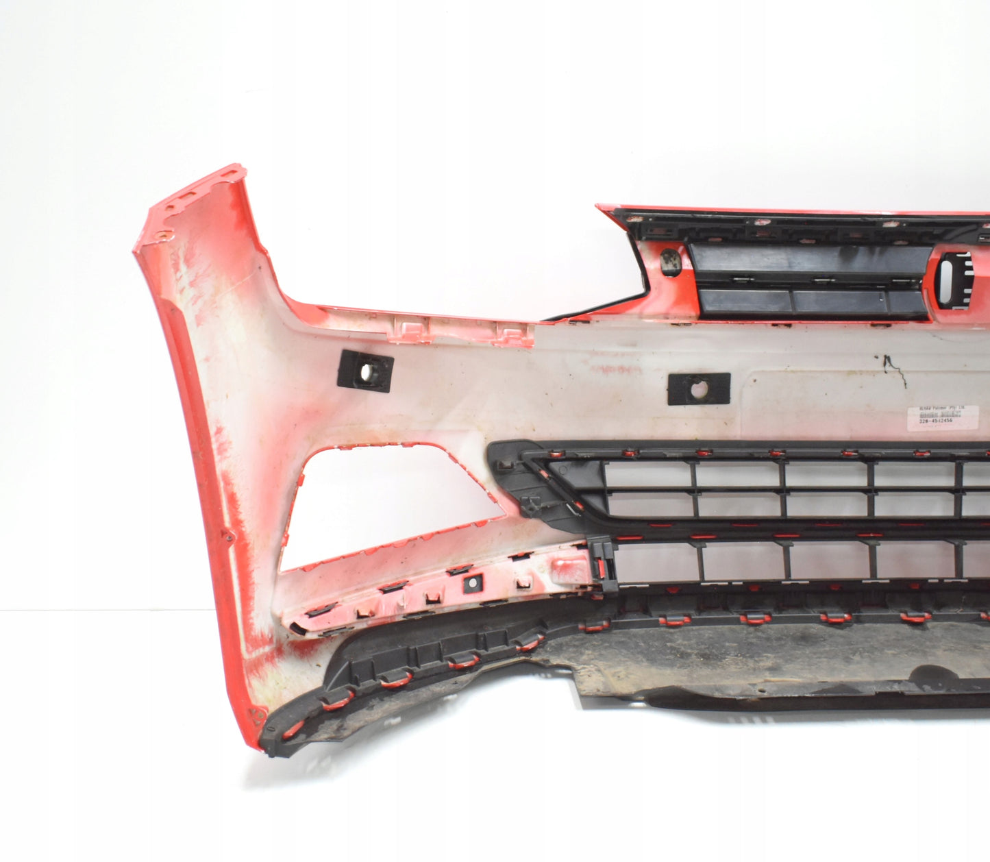 VW POLO 2G 2GS LIFT ZDERZAK PRZÓD PRZEDNI ORG + GRILL + KRATKI