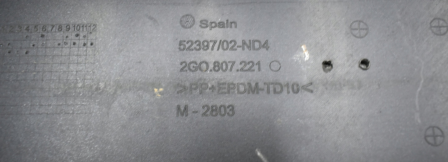 VW POLO 2G0 FRONT BUMPER ORG