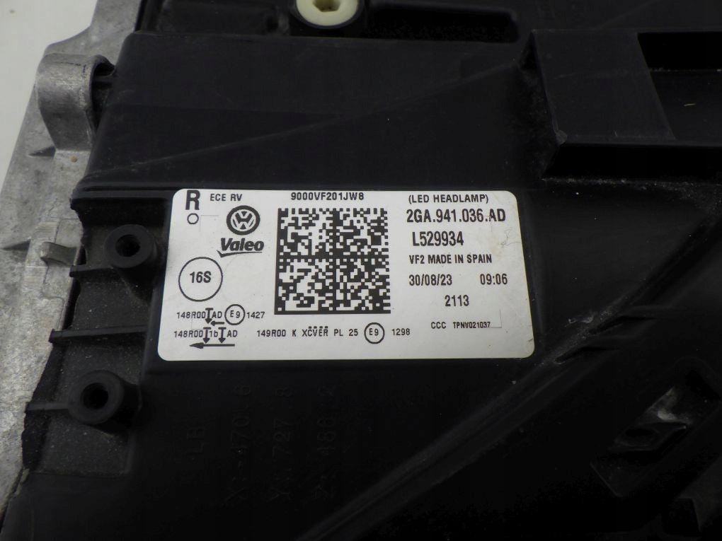 VW T-Roc T ROC Full LED IQ.LIGHT Lift 21- Right Headlight