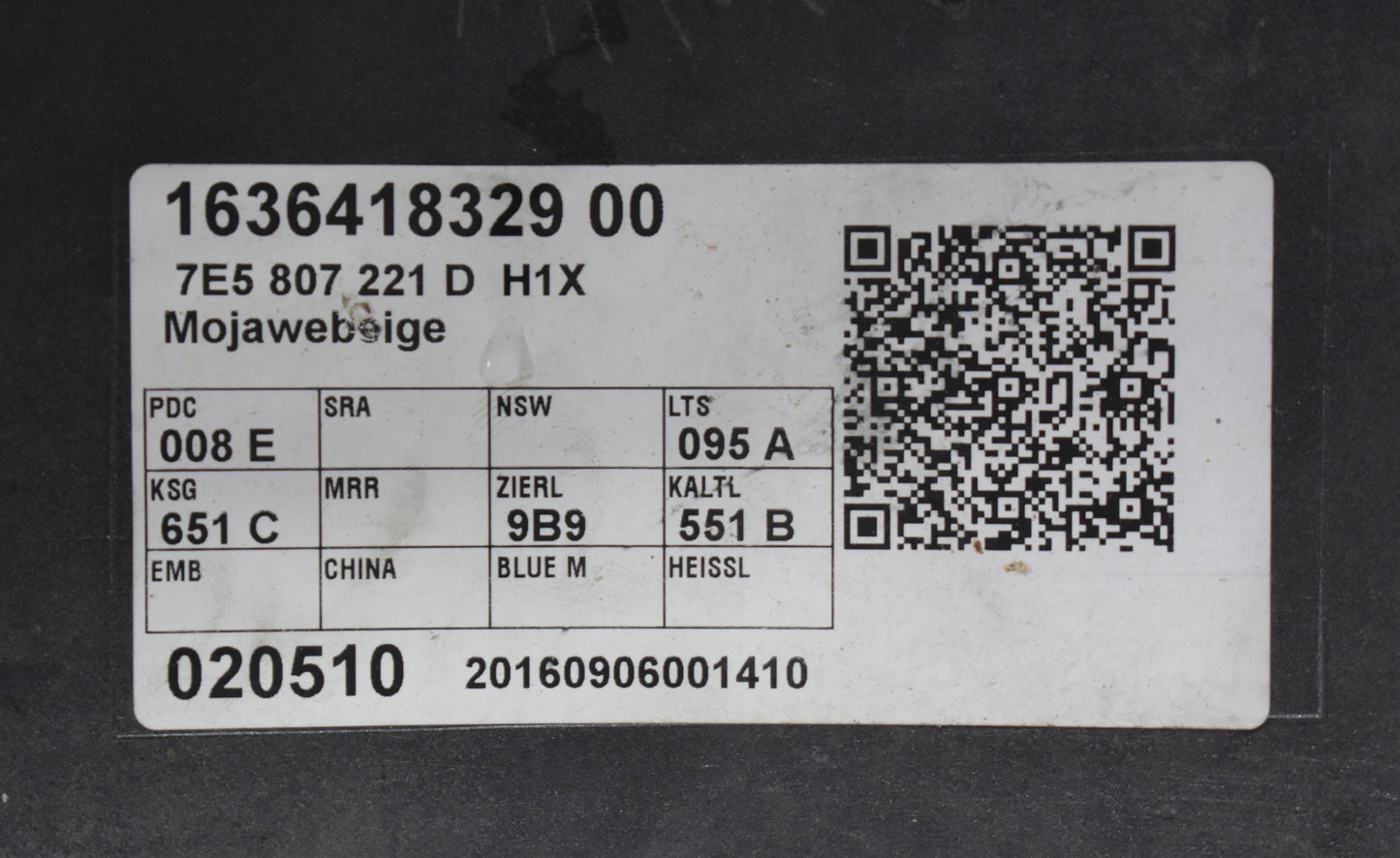 VW T6 MULTIVAN 7E5 FRONT BUMPER NICE ORG