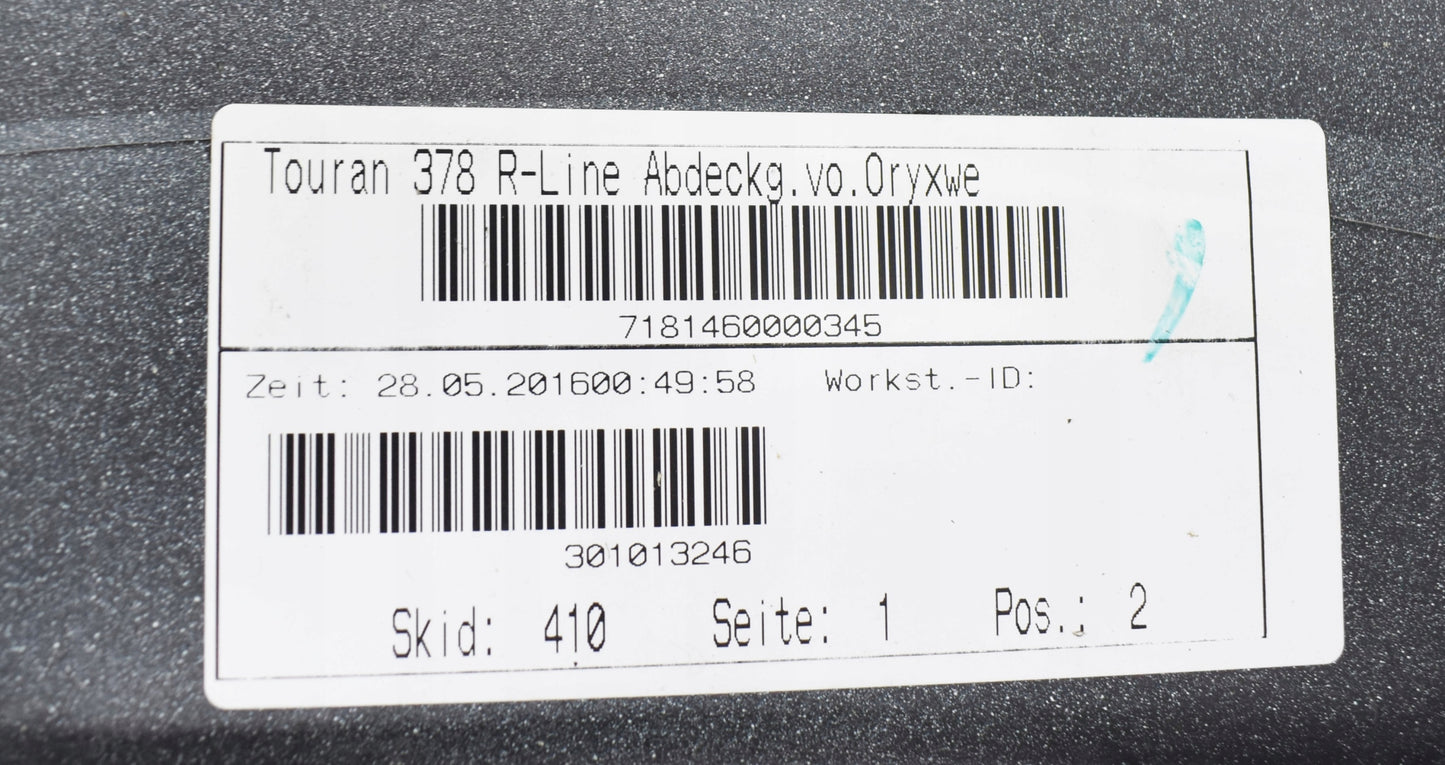 VW TOURAN 5TA R LINE FRONT BUMPER SUPER ORIGINAL CONDITION