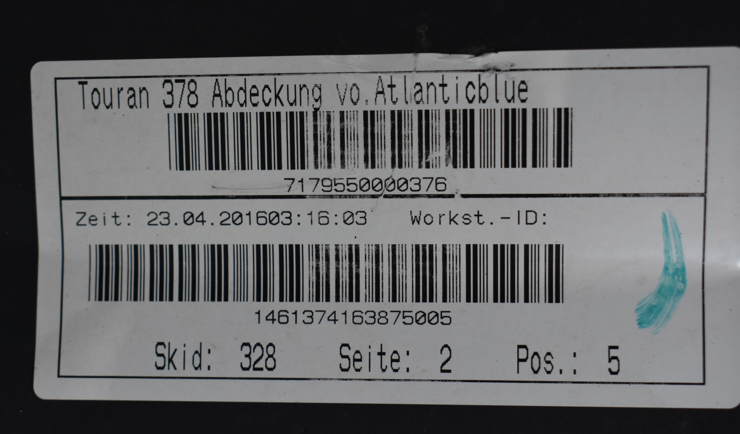 VW TOURAN 5TA FRONT BUMPER ORG! + GRILLE