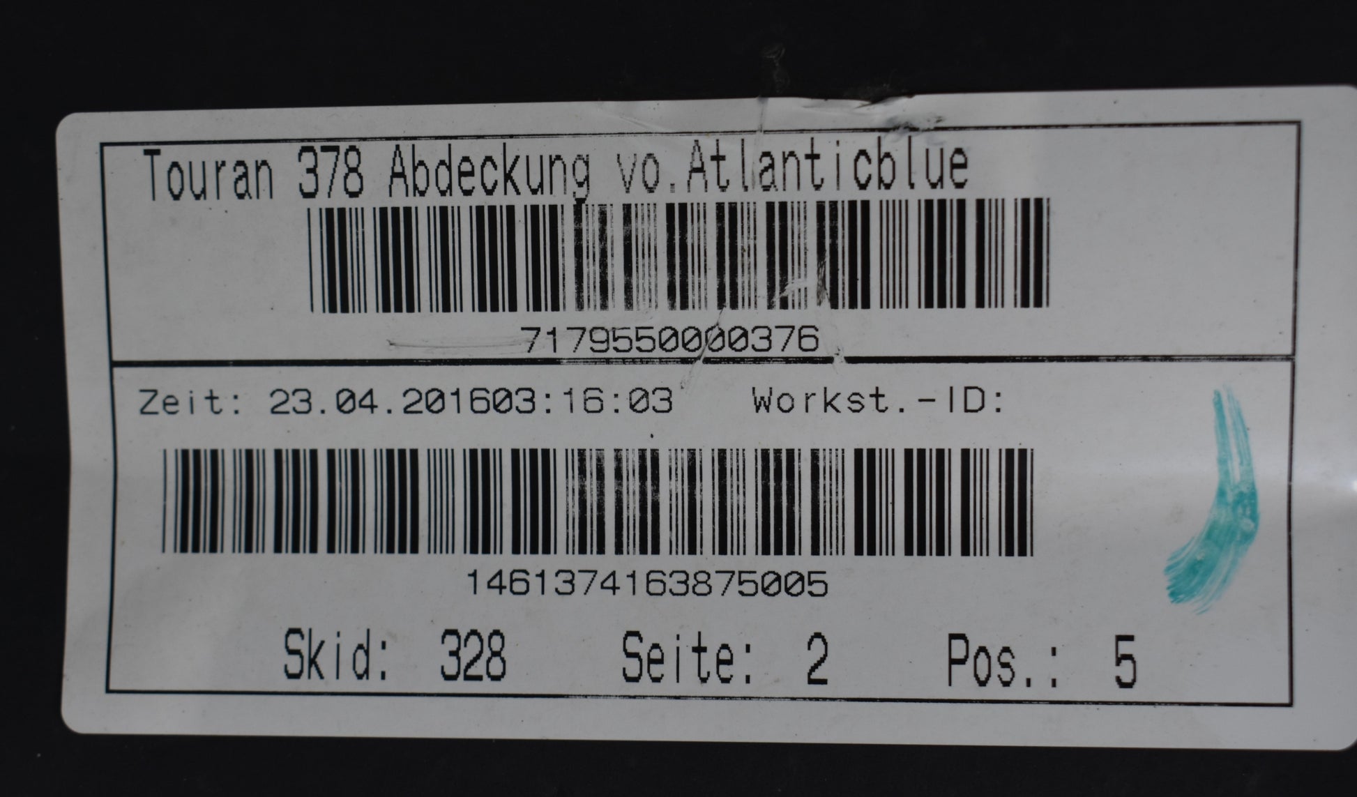 VW TOURAN 5TA FRONT BUMPER ORG! + GRILLE