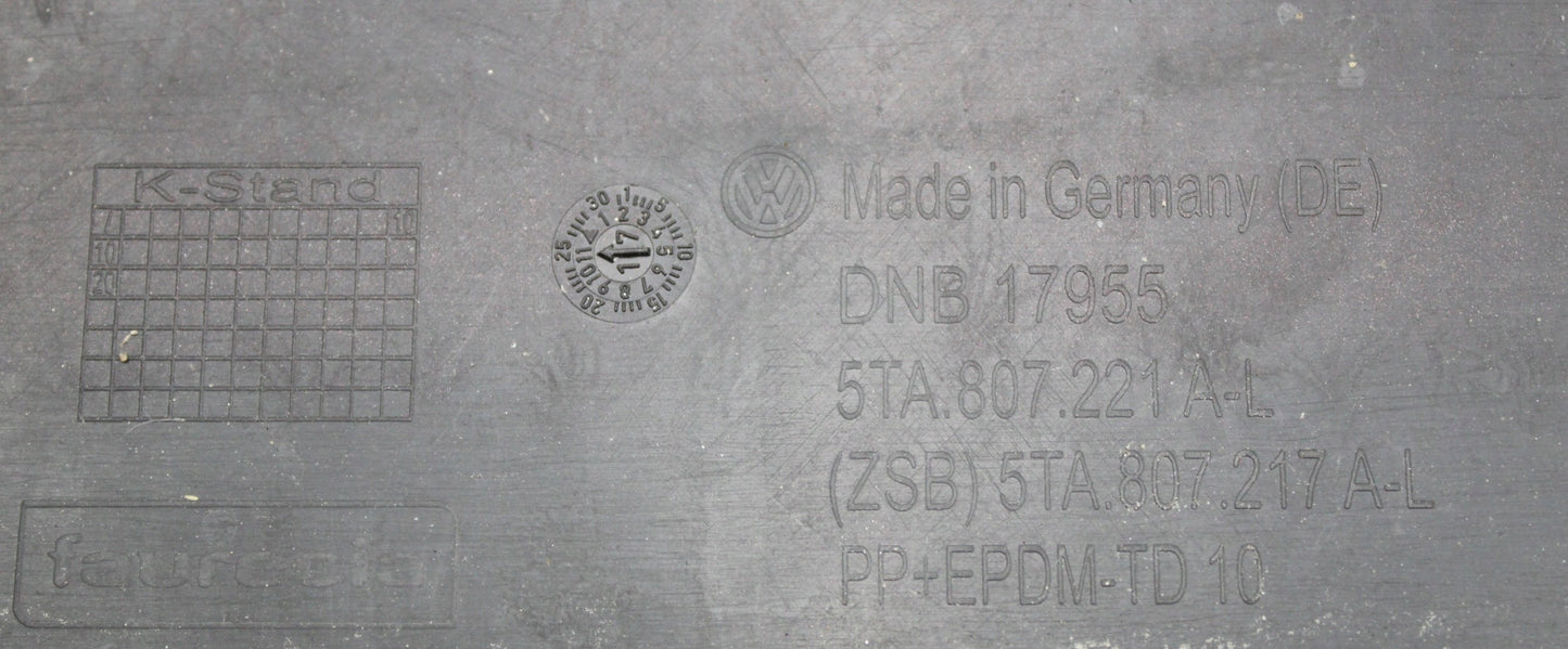 VW TOURAN II 5TA ZDERZAK PRZÓD PRZEDNI ORG + GRILL + KRATKI