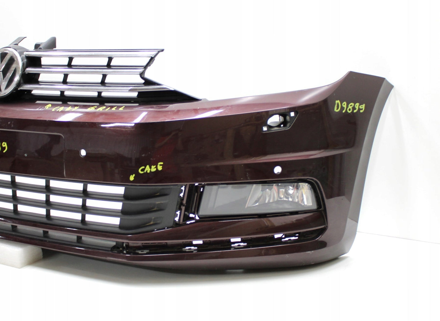 VW TOURAN II 5TA ZDERZAK PRZÓD PRZEDNI ORG + GRILL + KRATKI