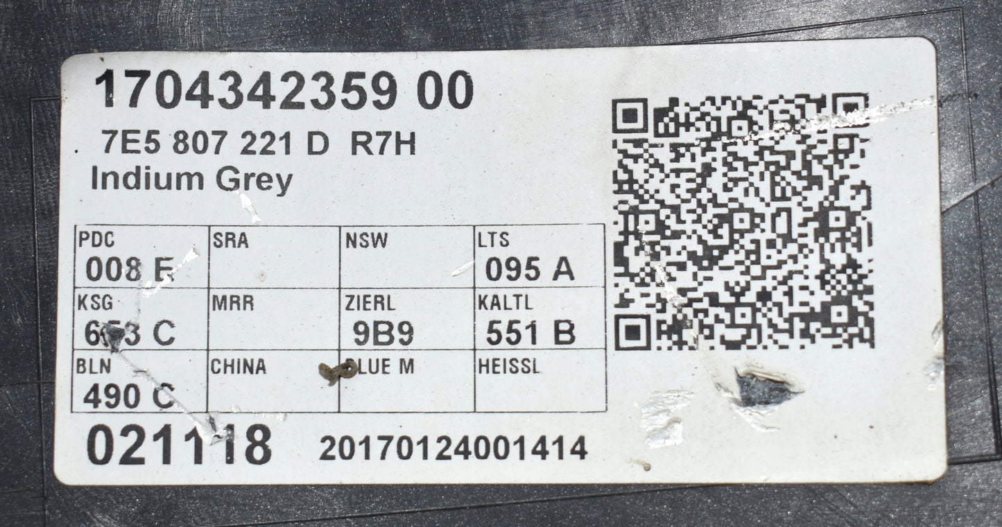 VW TRANSPORTER T6 MULTIVAN 7E5 FRONT BUMPER ORG