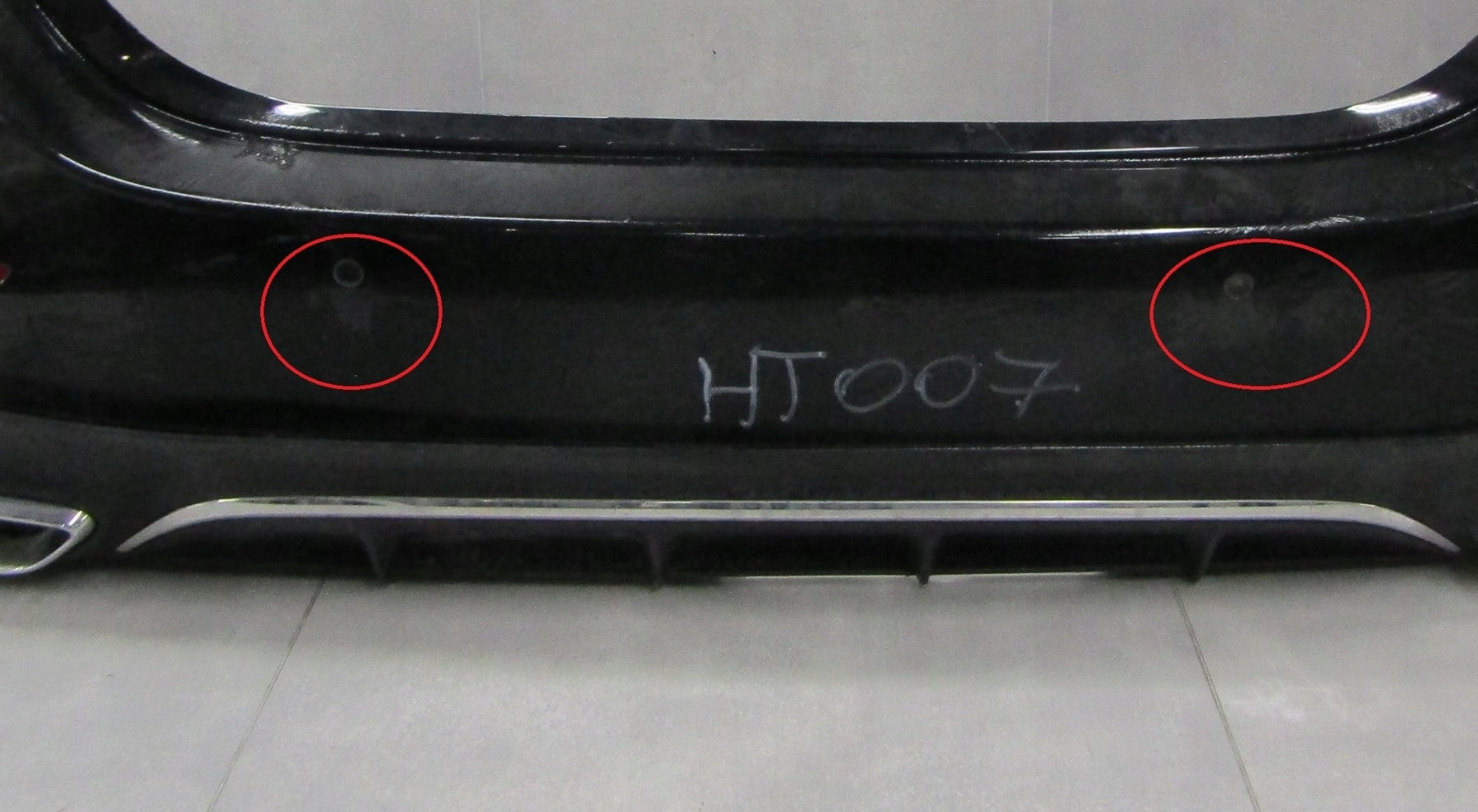 REAR BUMPER MERCEDES E W214 SEDAN AMG 23-