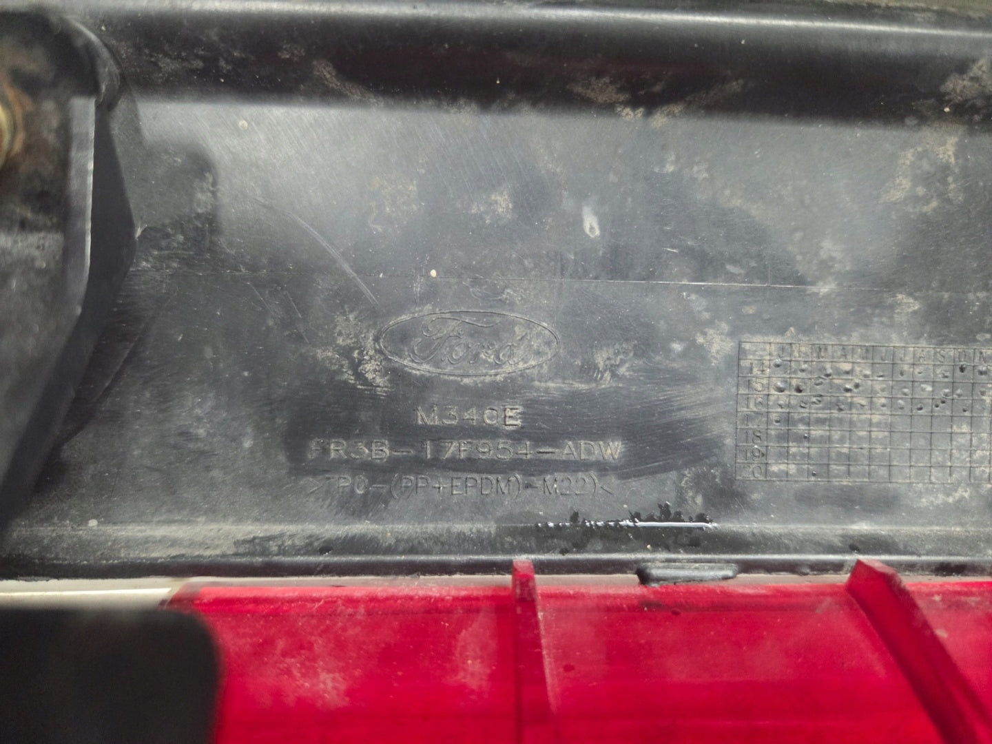 REAR BUMPER REAR FORD MUSTANG VI 6 GT 15-17