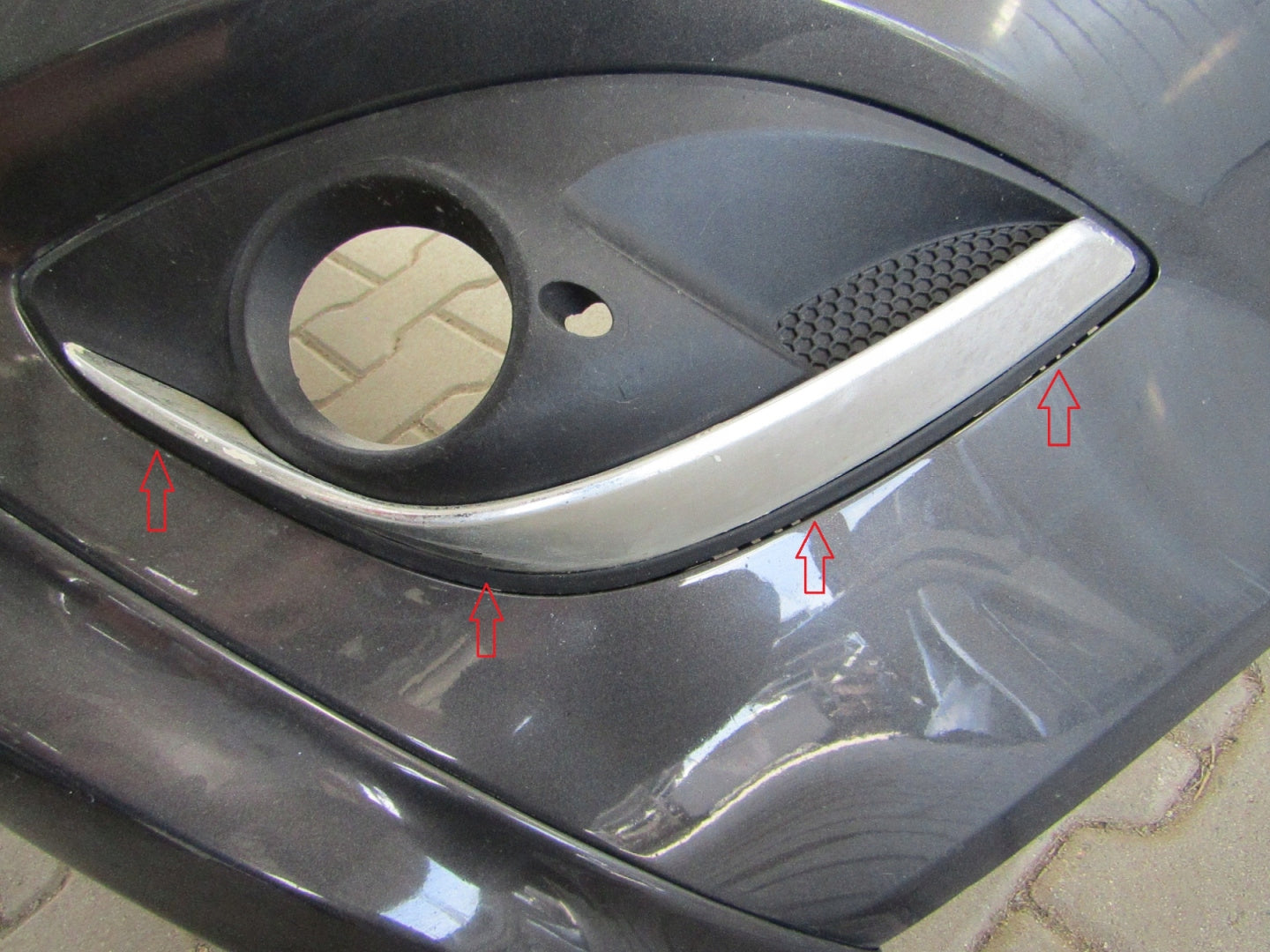 Front bumper Opel Corsa D OPC Line Lift 11-14