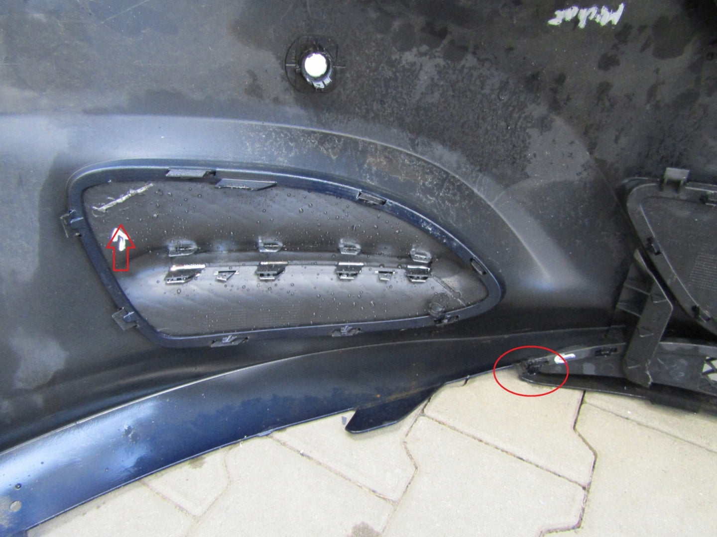 Front Bumper Mercedes B-Class W246 Facelift 15-