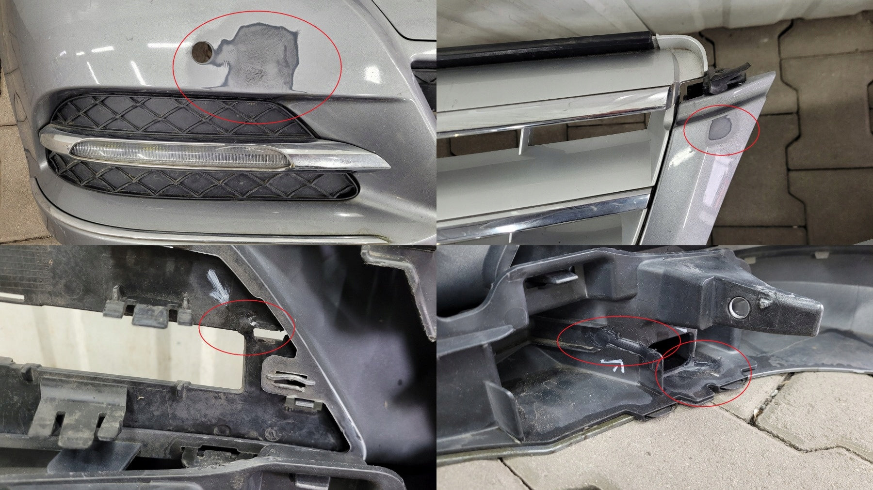 Front Bumper Mercedes C-Class W204 204 LIFT 11-14