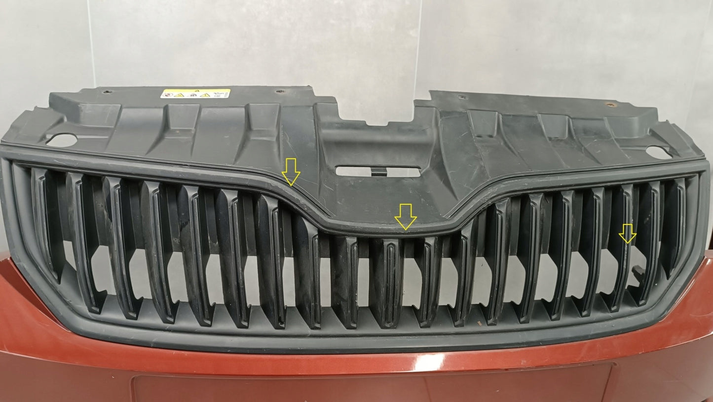 Zderzak przód przedni Skoda Fabia 3 III 6V0 14-18 / + osłona