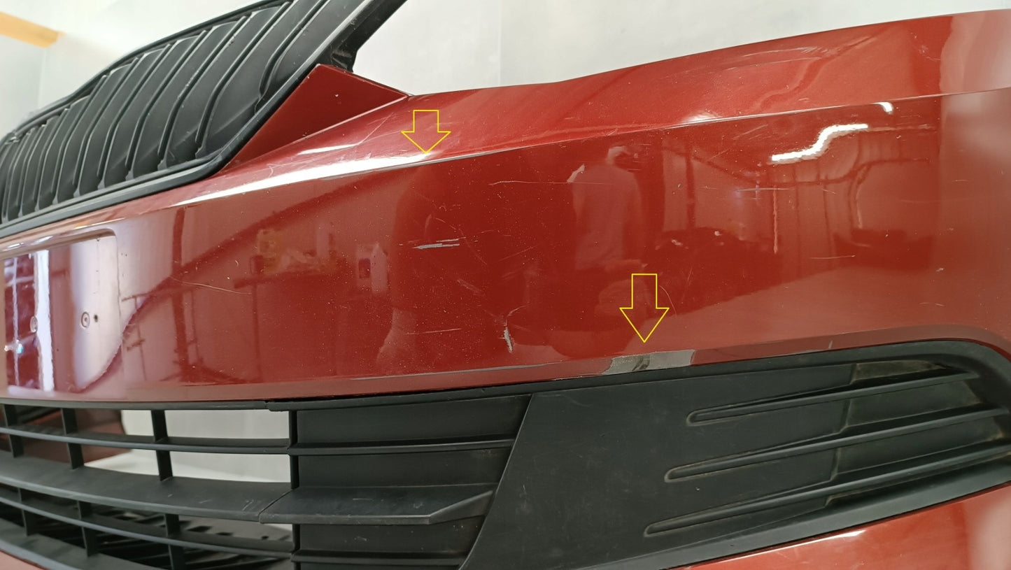 Zderzak przód przedni Skoda Fabia 3 III 6V0 14-18 / + osłona