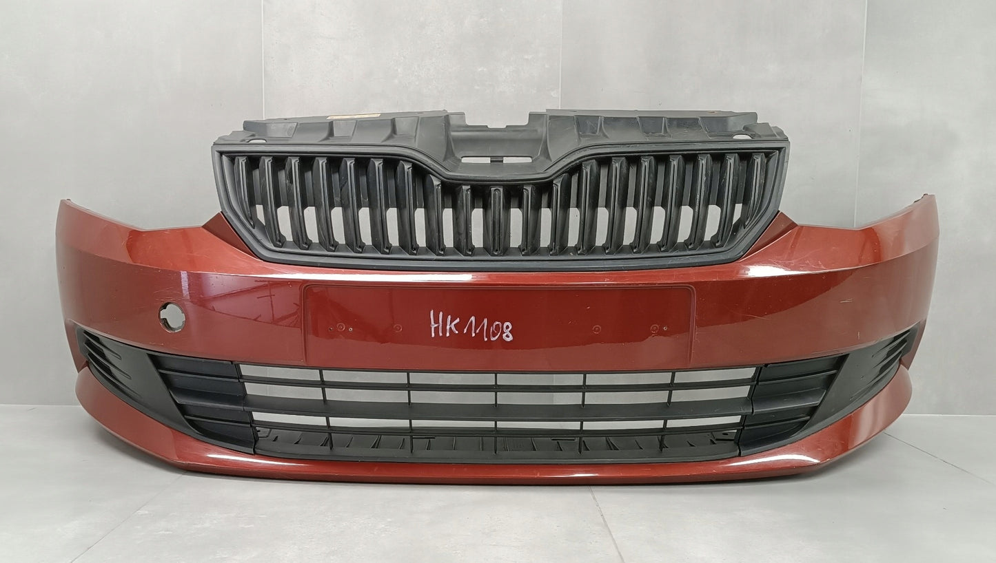 Zderzak przód przedni Skoda Fabia 3 III 6V0 14-18 / + osłona