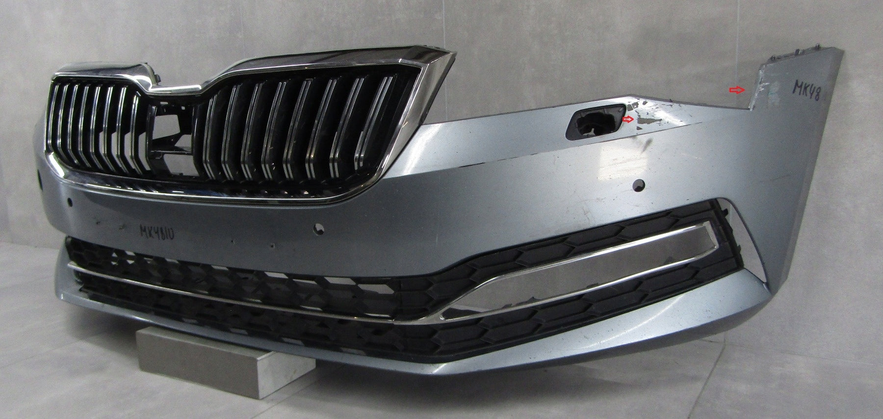 Front Bumper Skoda Superb 3 III 3V0 LIFT 19-24 (floor)
