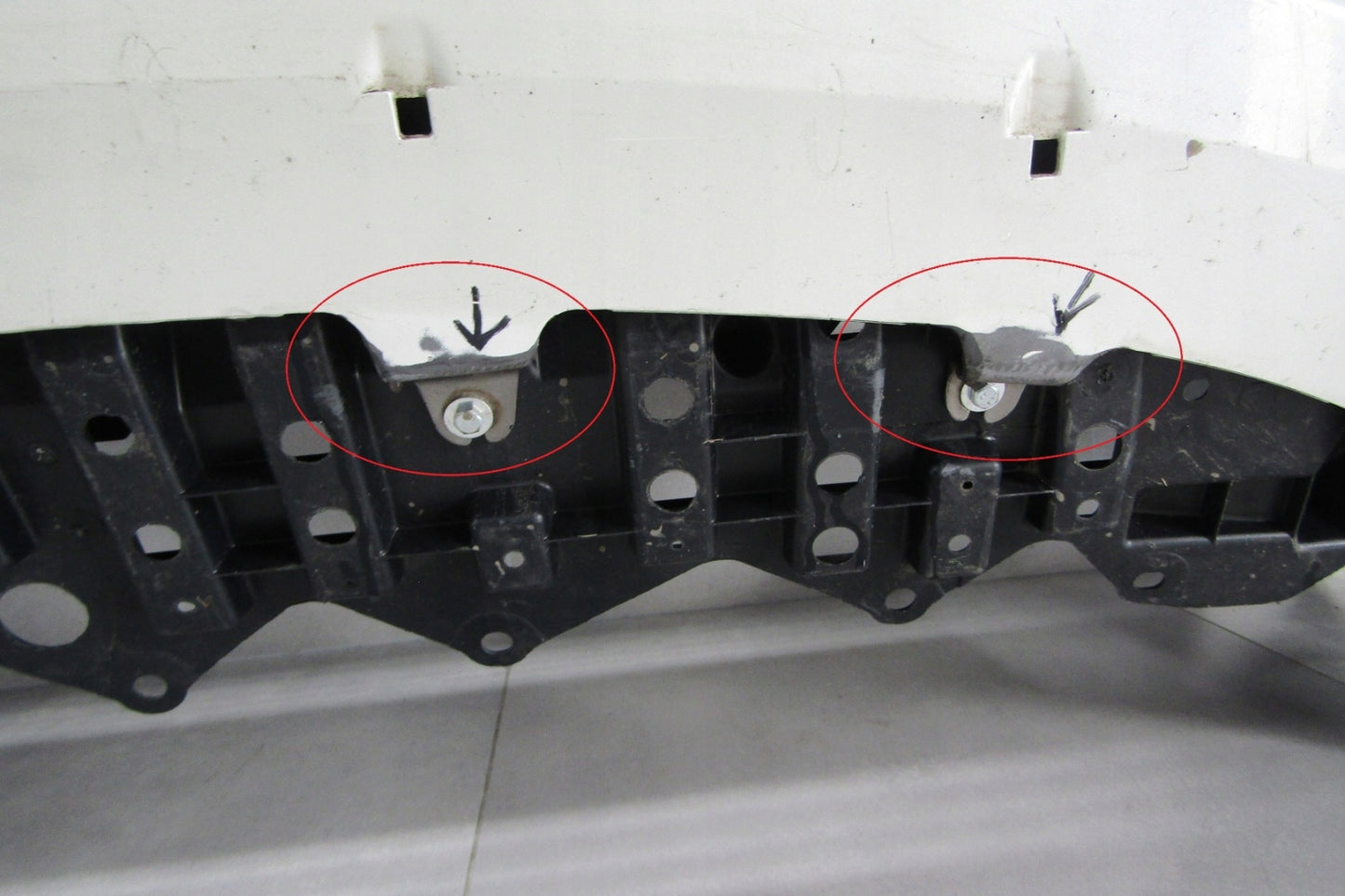 Front Bumper Toyota Yaris 3 III Facelift 14-17 (underbody)