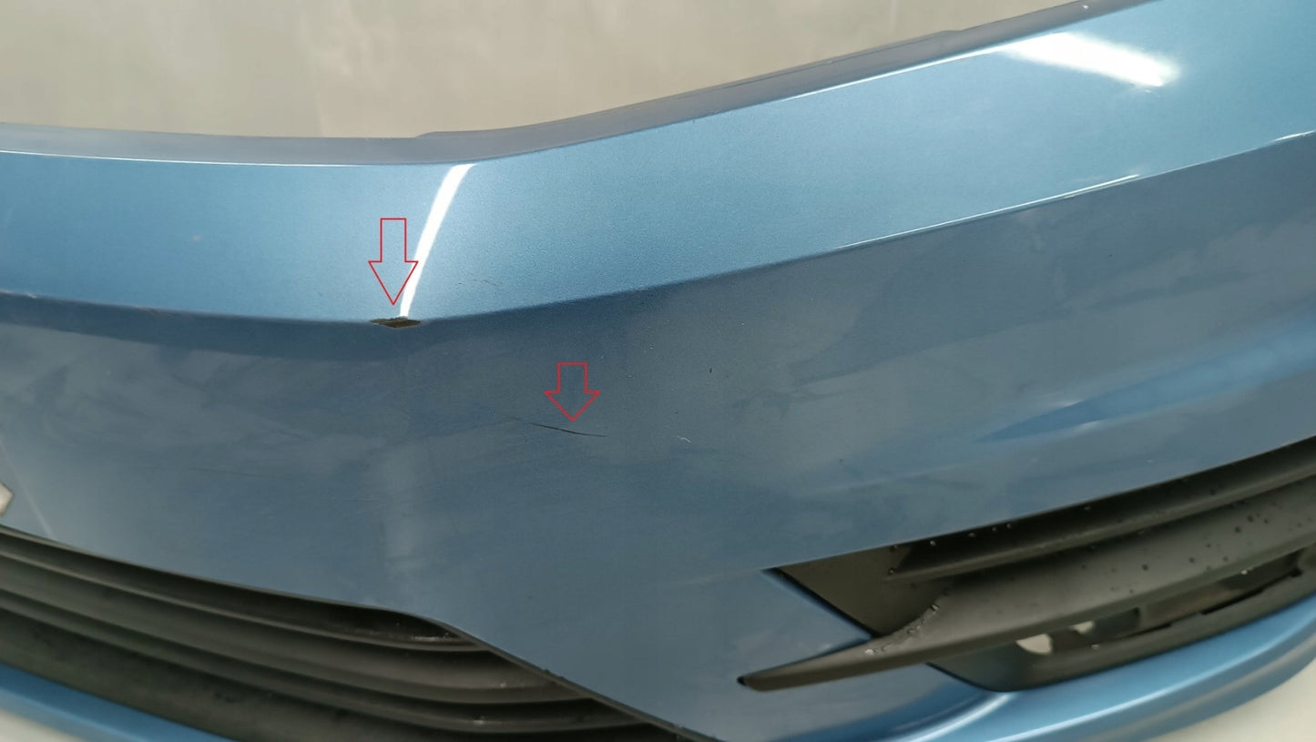 Pare-chocs avant VW Caddy 2K5 III deuxième lifting 2015-2020 / avec antibrouillard et support