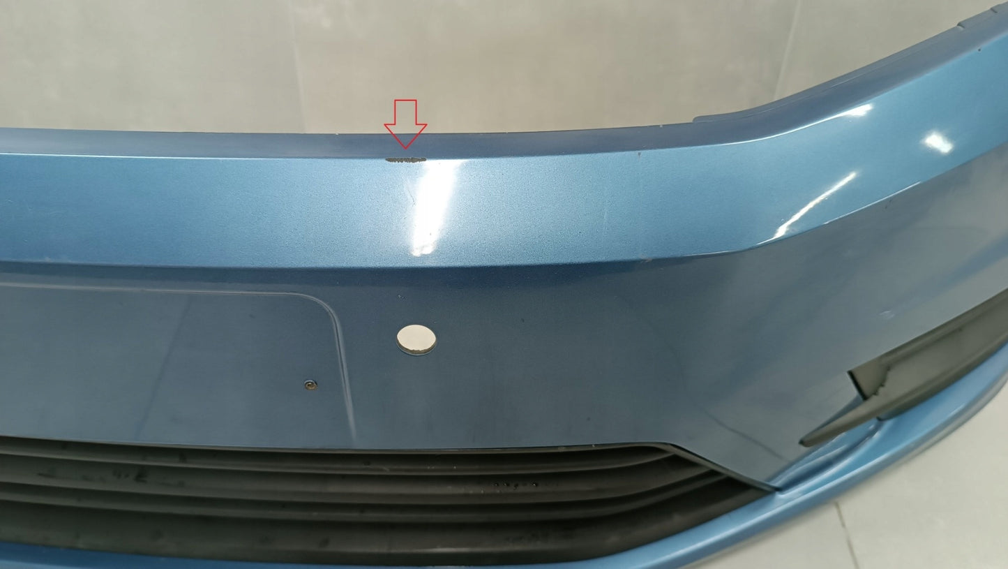 Zderzak przód przedni VW Caddy 2K5 III drugi Lift 15-20 / + halogeny + śliz