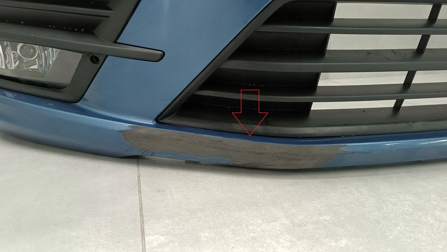 Zderzak przód przedni VW Caddy 2K5 III drugi Lift 15-20 / + halogeny + śliz