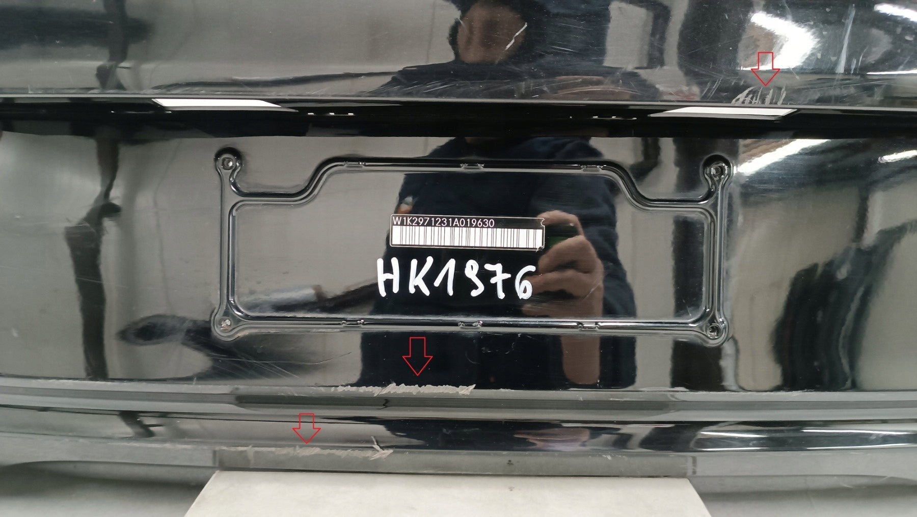 Rear Bumper MERCEDES EQS 297 AMG 21-