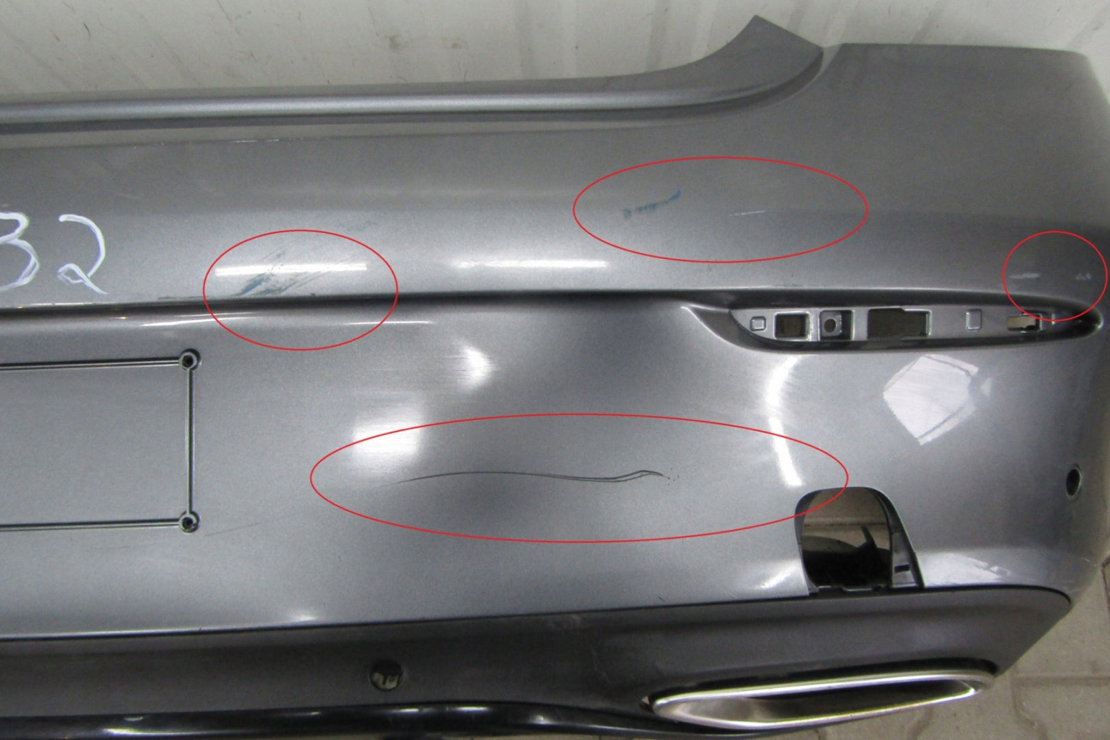 Mercedes C 205 Coupe Cabrio AMG Rear Bumper 15-