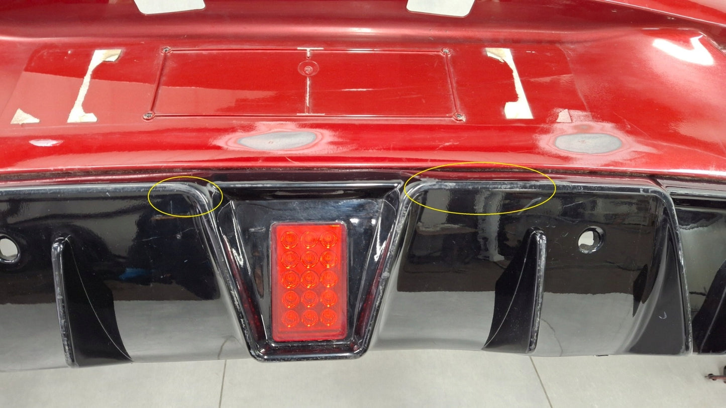 Rear bumper Mercedes C 205 COUPE CABRIO AMG Brabus 15-