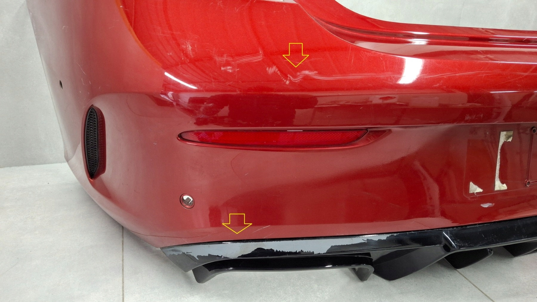 Rear bumper Mercedes C 205 COUPE CABRIO AMG Brabus 15-