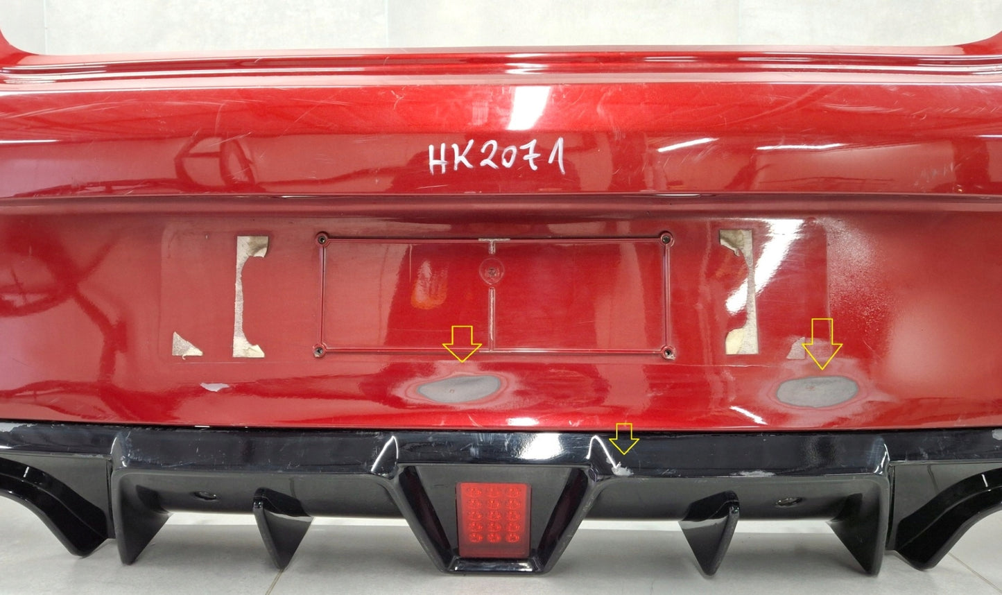 Rear bumper Mercedes C 205 COUPE CABRIO AMG Brabus 15-