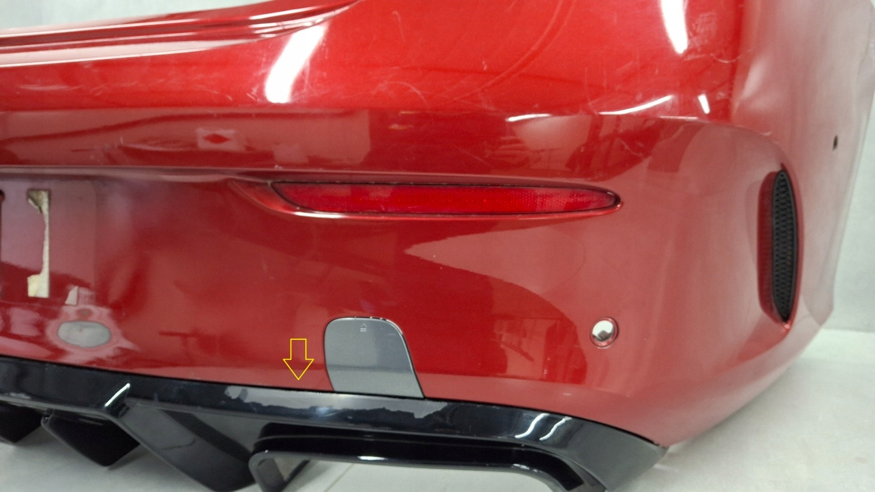 Rear bumper Mercedes C 205 COUPE CABRIO AMG Brabus 15-