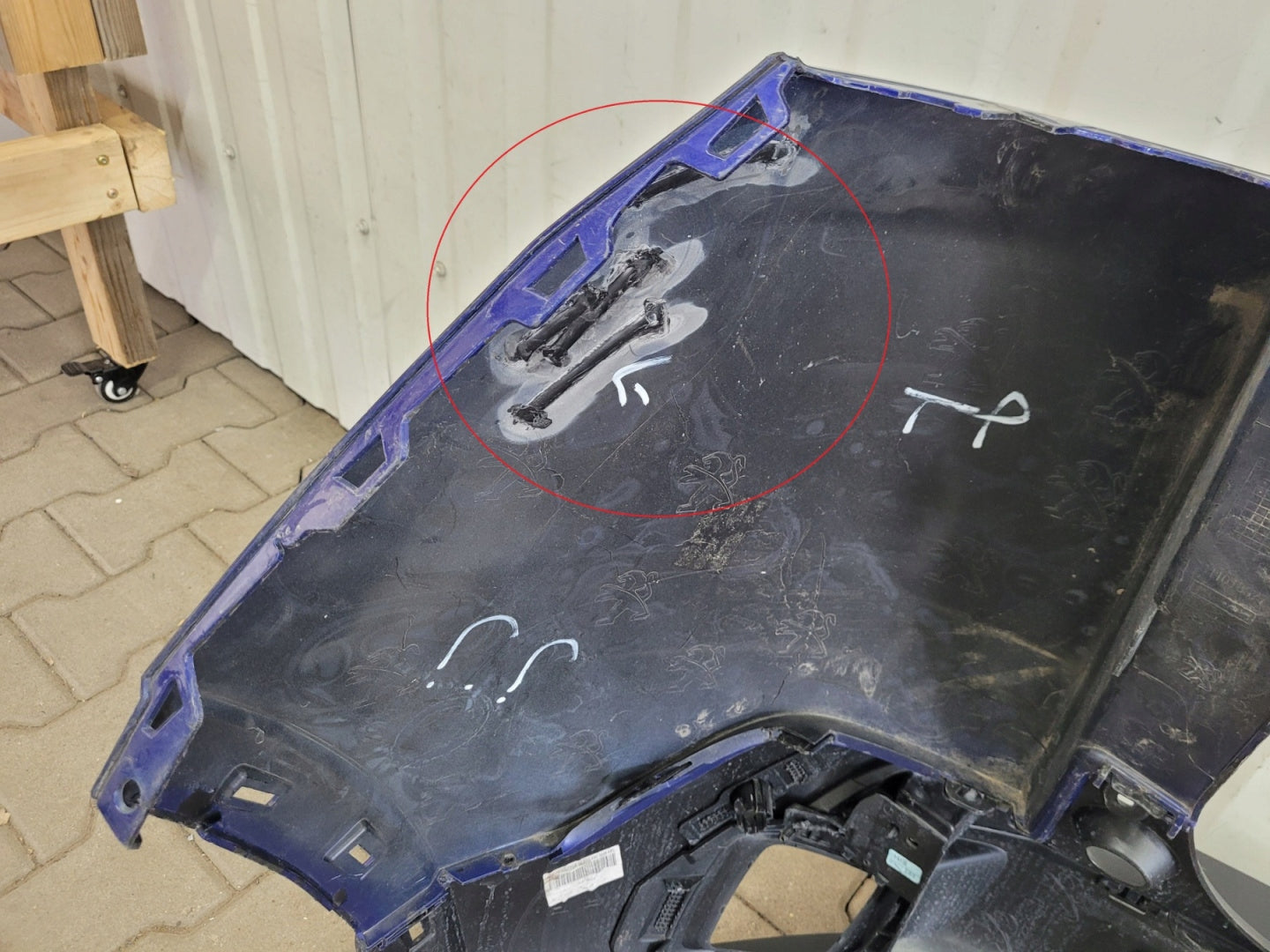 Rear bumper for Peugeot 3008 II 2 GT-Line 16-