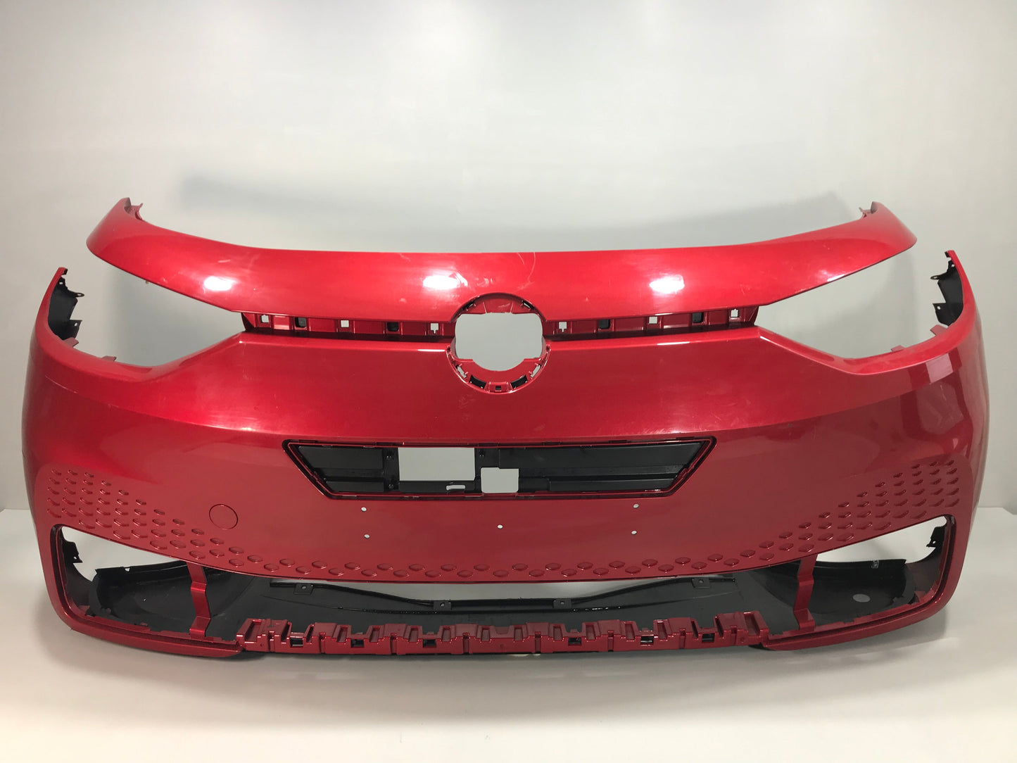 Volkswagen ID.3 ID3 2019 -  Front Bumper with parking sensor holes used Genuine OEM: 10A807221, 3200101209