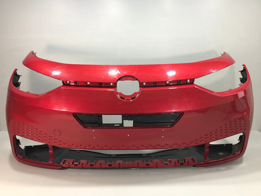 Volkswagen ID.3 ID3 2019 -  Front Bumper with parking sensor holes used Genuine OEM: 10A807221, 3200101209