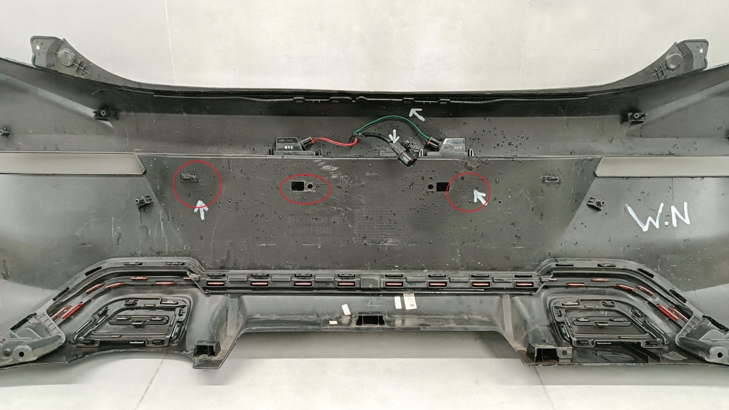 Tagumine kaitseraud Kia Picanto 3 III GT-Line LIFT 20-23