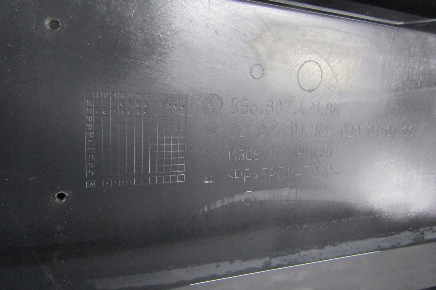 VW Volkswagen Golf 7 VII 5G6 GTD HB LIFT 17-20 Rear Bumper