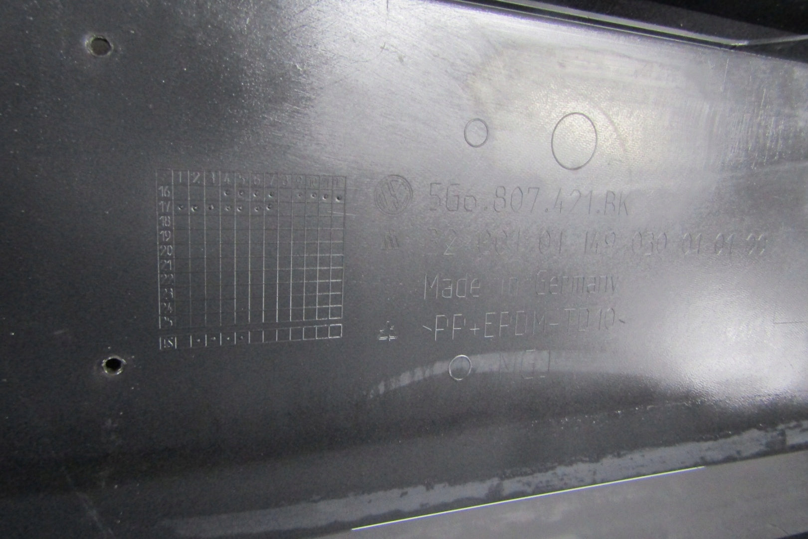 VW Volkswagen Golf 7 VII 5G6 GTD HB LIFT 17-20 Rear Bumper