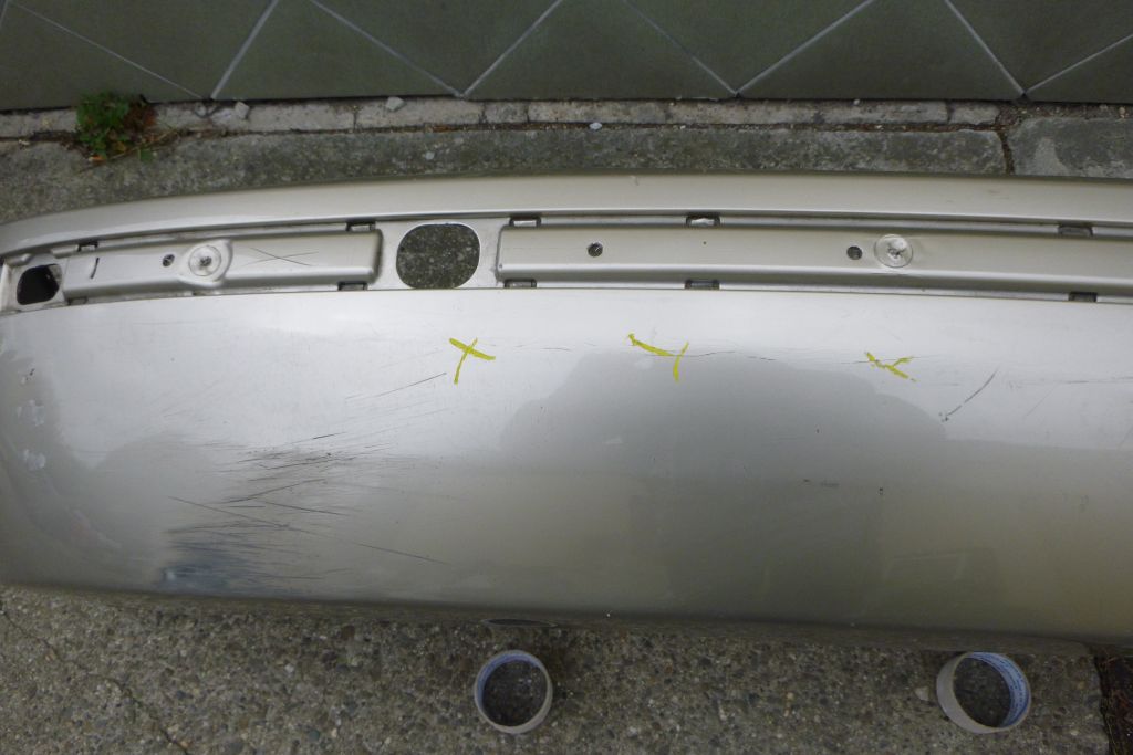 SKODA FABIA SEDAN KOMBI 99-07 Rear Bumper