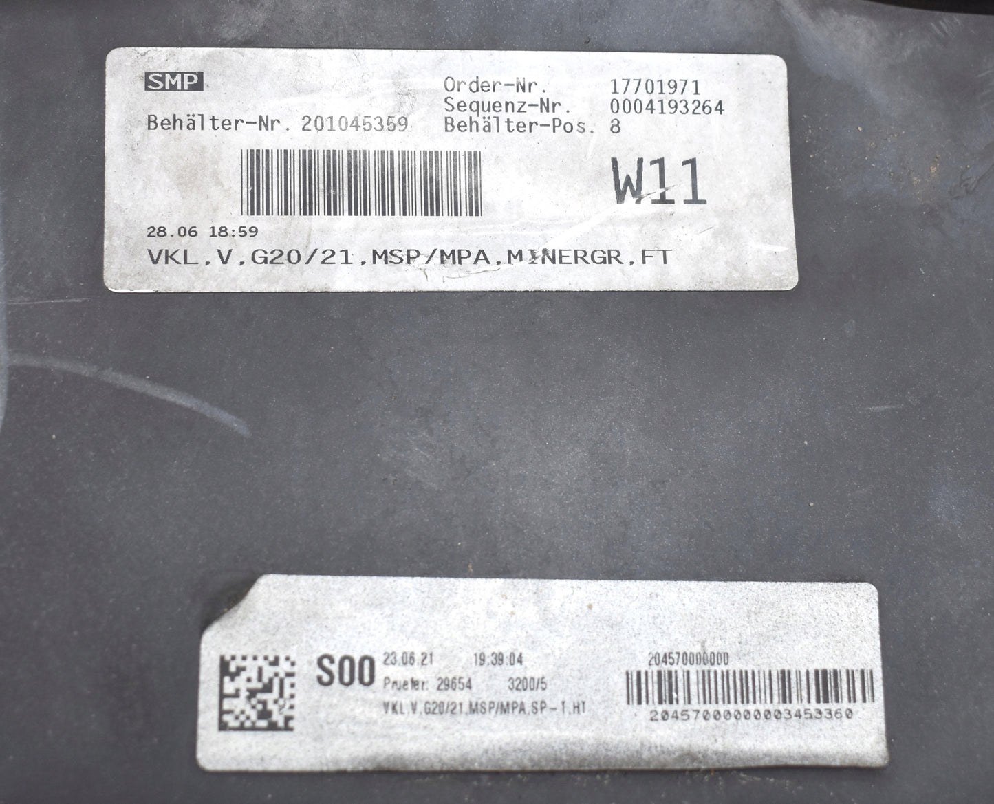 BMW G20 G21 M PACKAGE FRONT BUMPER ORG