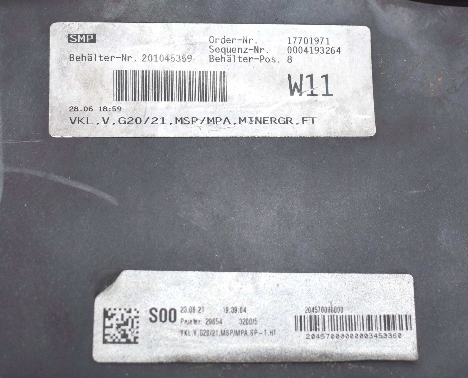 BMW G20 G21 M PACKAGE FRONT BUMPER ORG