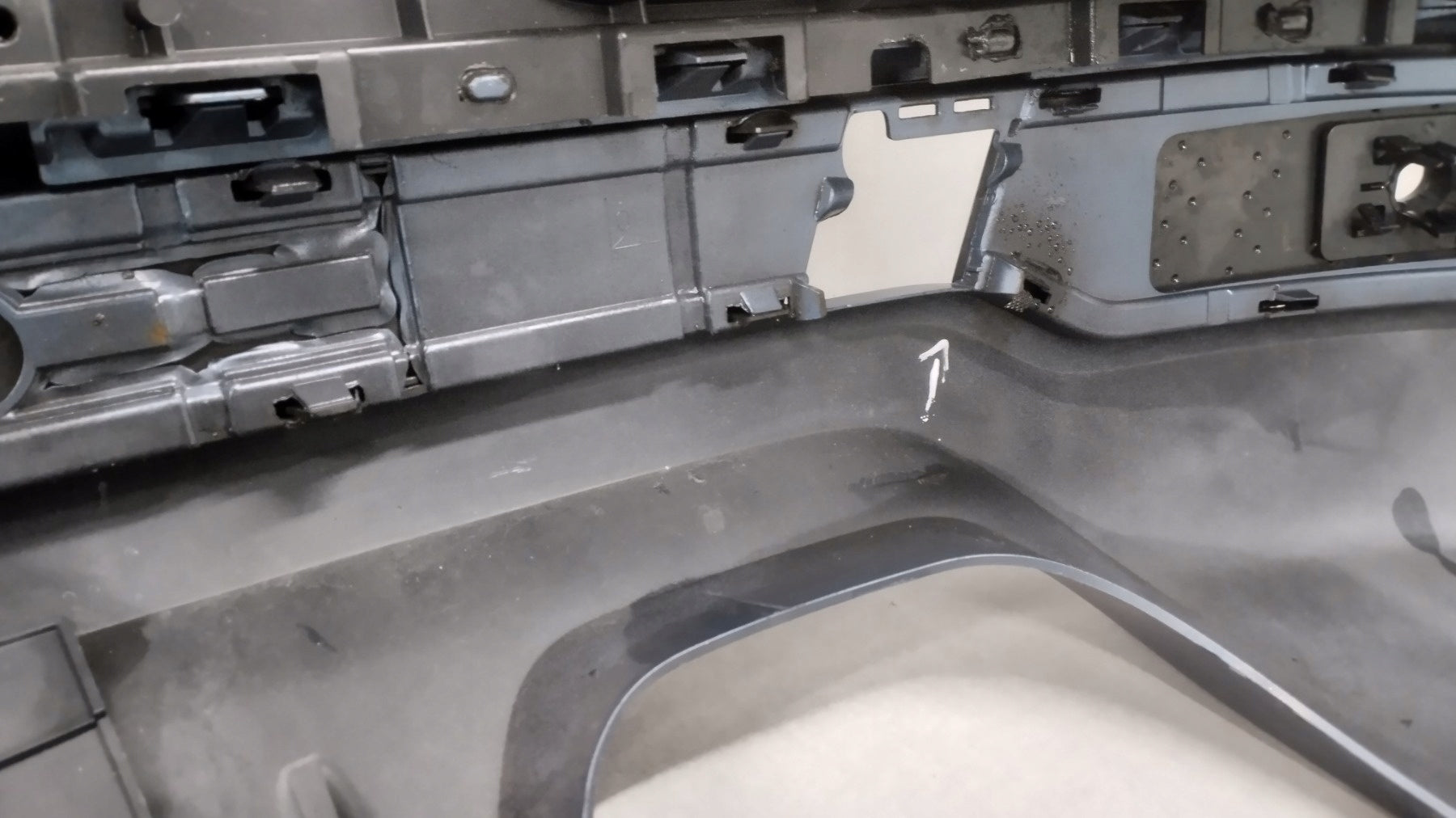 Rear bumper for Audi Q3 8U0 S-Line LIFT 14-