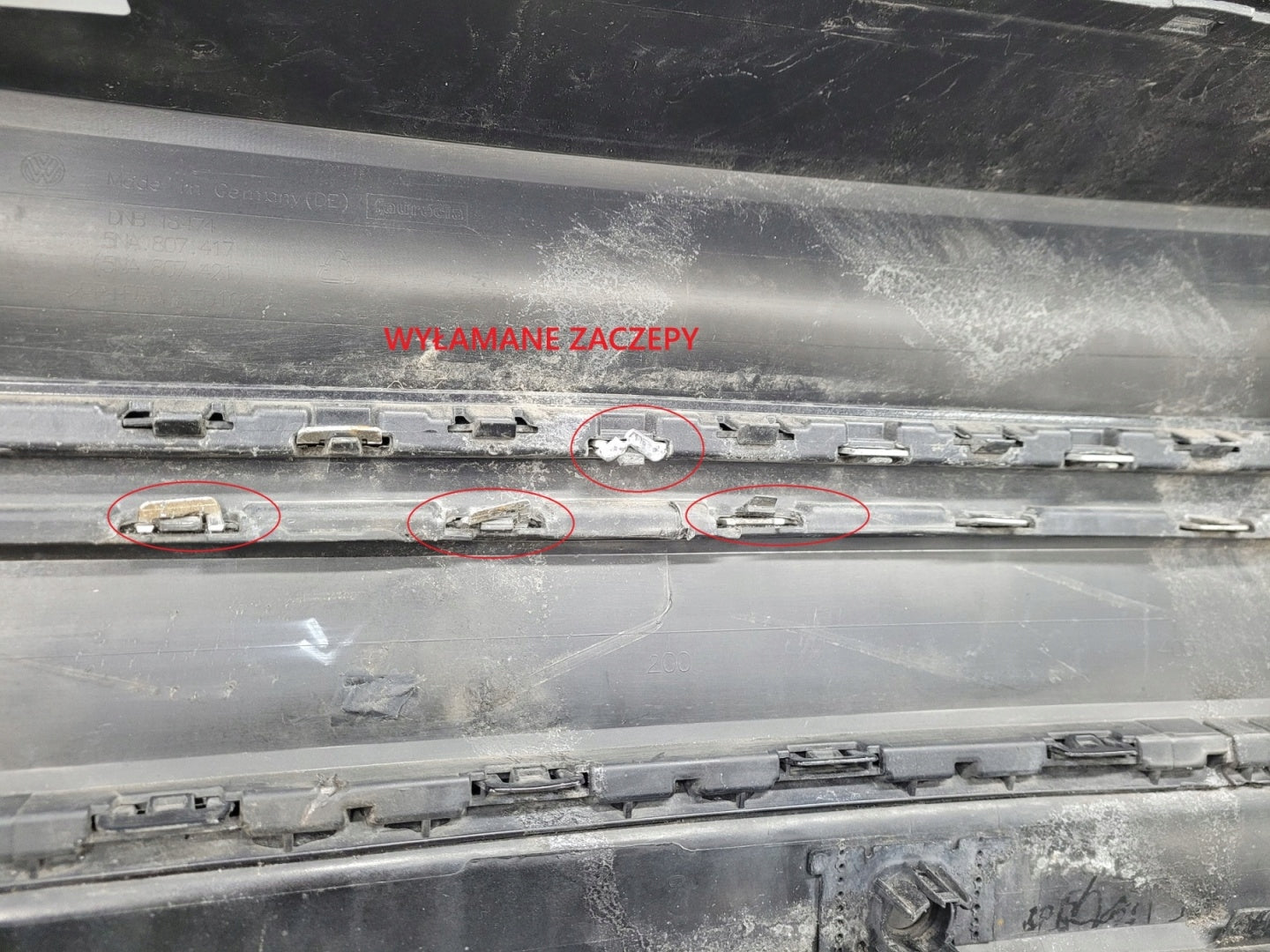 Rear Bumper VW Volkswagen TIGUAN 2 II 5NA R-Line 15-19