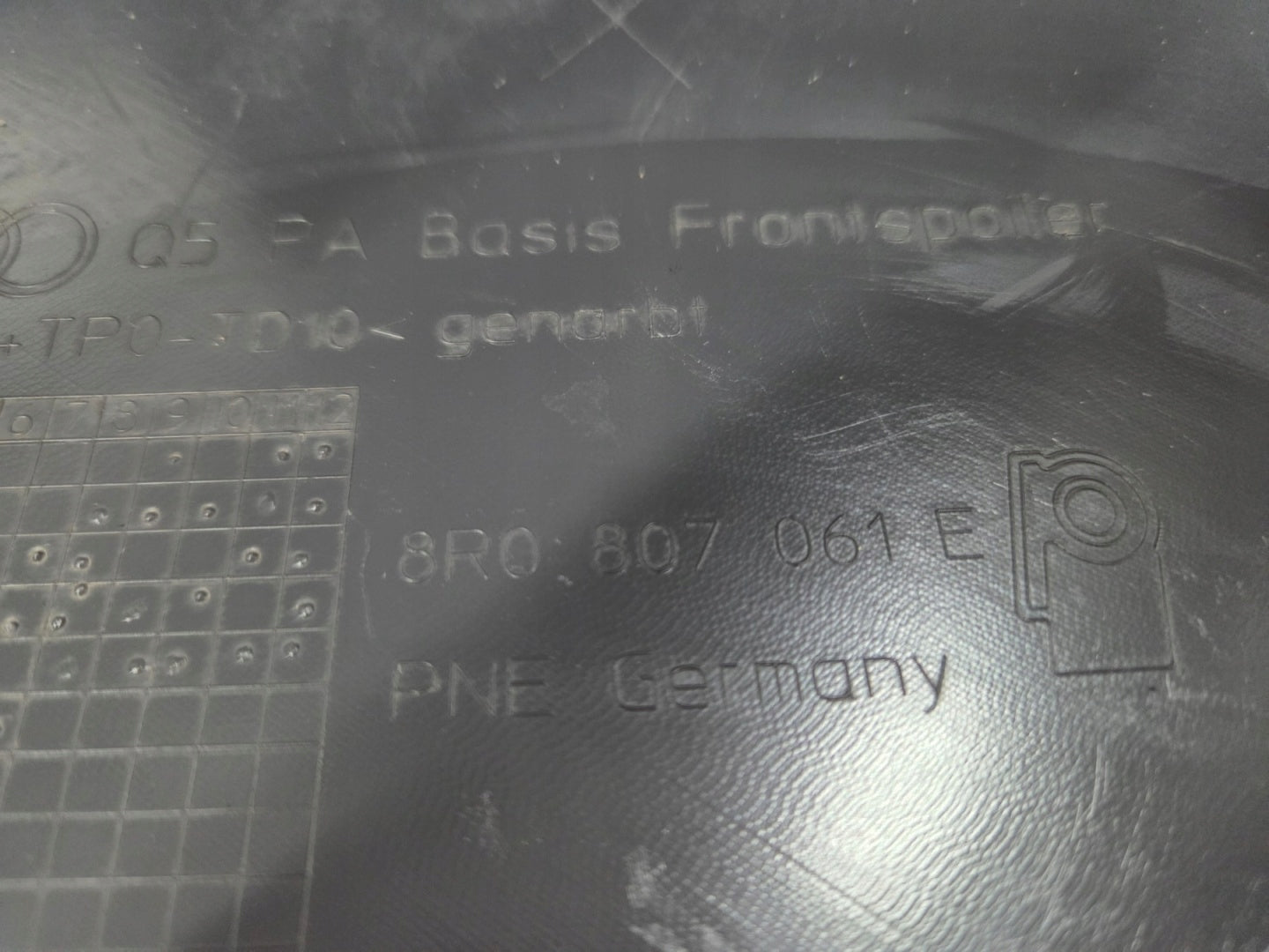 FRONT BUMPER AUDI Q5 I 8R0 LIFT 12-16