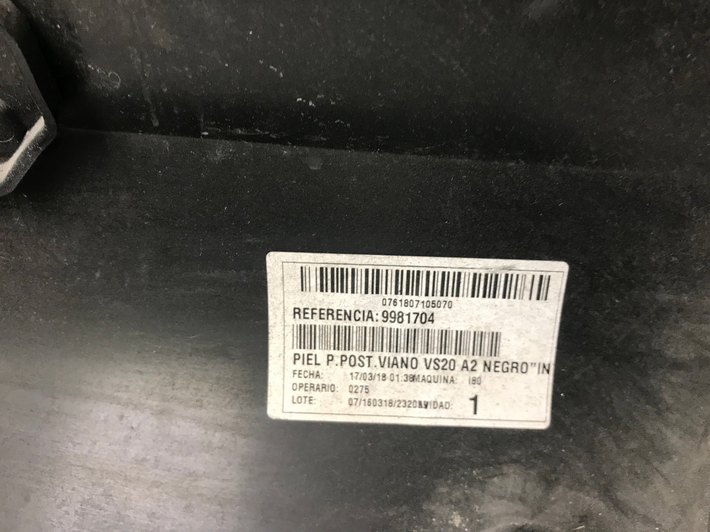 Mercedes-Benz V-Class W447 2014-  Rear, Back Bumper A4478851225, M145226