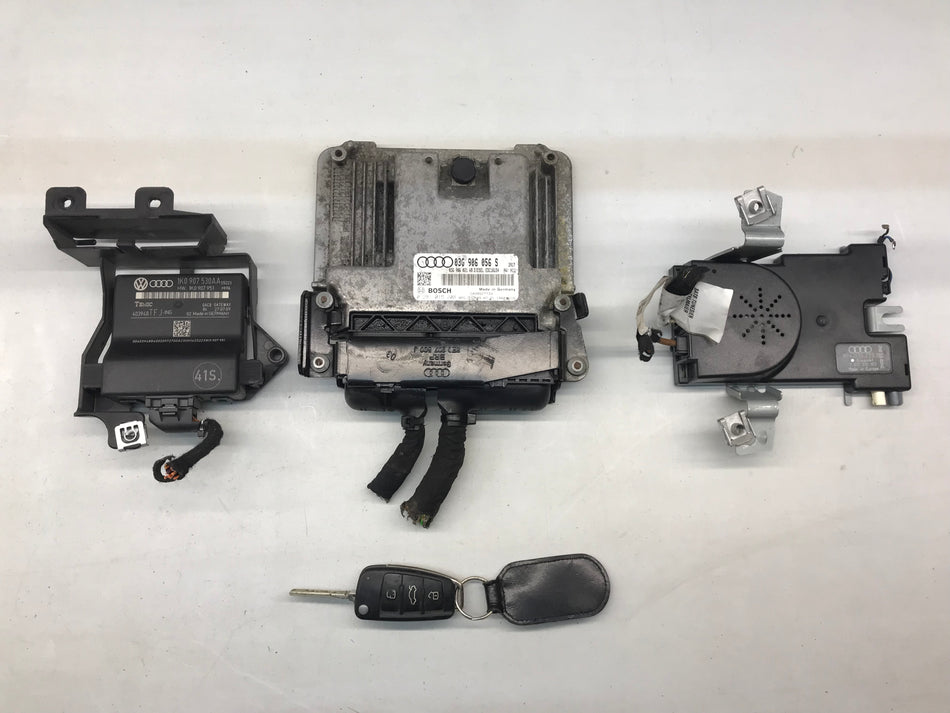 Kit de calculateur moteur Audi A3 S3 A3 Sportback 2.0 TDI 8P 2011, unité de commande/module 03G906021AB 03G906056S 0281015208